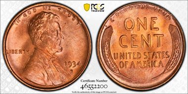 1934-D/D 1C RPM FS-503 MS65RB