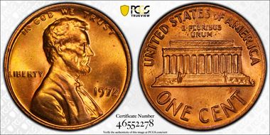 1972 1C DDO FS-106 MS65RD