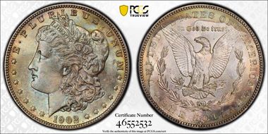 1902 $1 MS66