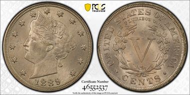 1889 5C MS64