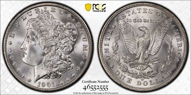 1901-O $1 MS66
