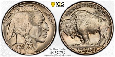 1930-S 5C MS66