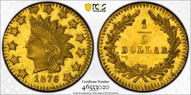 1876 G50C BG-1065 MS64