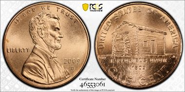 2009-D 1C Lincoln-Early Childhood Satin Finish SP69RD