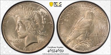 1927 $1 MS64