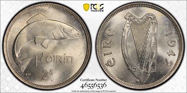 1942 Florin MS65