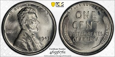 1943 1C MS68