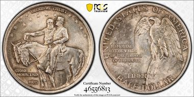 1925 50C Stone Mountain MS64