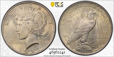 1923 $1 MS65