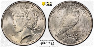 1923 $1 MS64