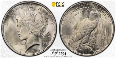 1922 $1 MS64
