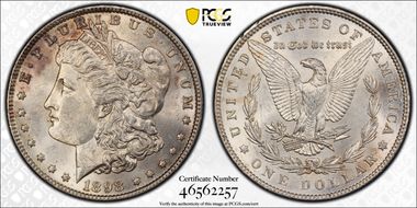 1898 $1 MS62
