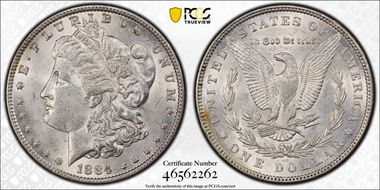 1884 $1 N1