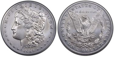 2021-O Privy $1 Morgan Dollar 100th Anniversary MS69