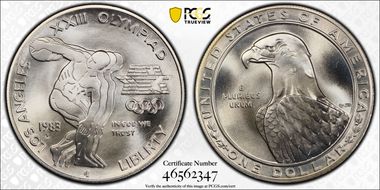 1983-P $1 Olympic MS69