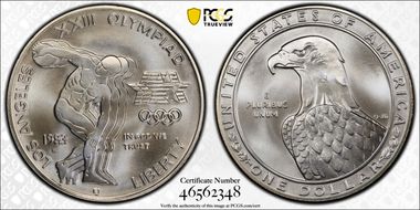 1983-D $1 Olympic MS69