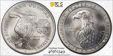 1983-D $1 Olympic MS69