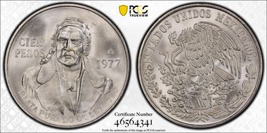 1977-Mo 100 P High 77 KM-483.1 MS66