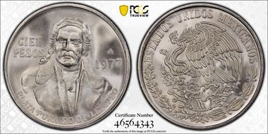 1977-Mo 100 P High 77 KM-483.1 MS66