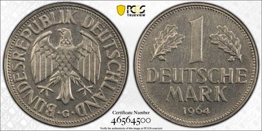 1964-G Mark AU58