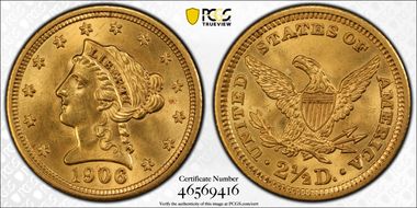 1906 $2.50 MS64