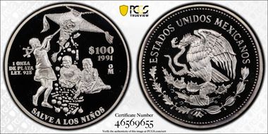 1991-Mo 100 P Save the Children KM-539  Ag PR69DCAM