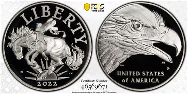 2022-P Medal American Liberty PR69DCAM