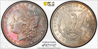 1885 $1 MS65