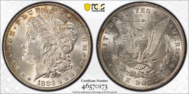 1883 $1 MS61