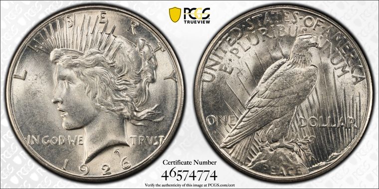 Cert 46574774 - Coin Image