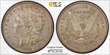 1899-O $1 VAM 4 Micro O AU50