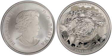 2015 $200 Coastal Waters Matte PR70