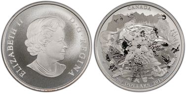 2015 $200 Rugged Mountains Matte PR70