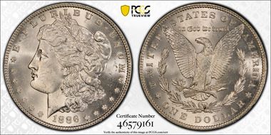 1886 $1 MS64