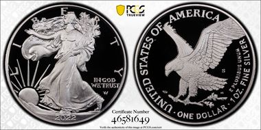 2022-S $1 Silver Eagle PR69DCAM