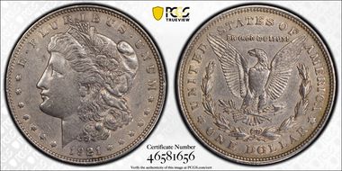 1921 $1 Morgan N1