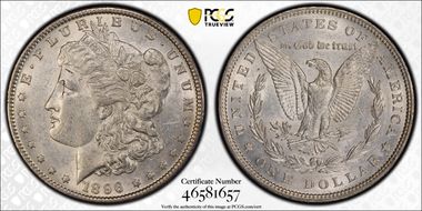1896 $1 AU53
