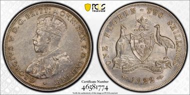 1922(m) Florin AU55