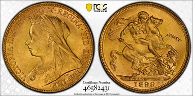 1899-P Sov S-3876 MS63