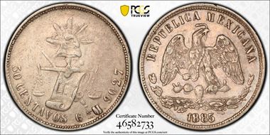 1885/3-Cn M/H 50C KM-407.2 VF35