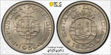 1959 P Escudo KM-Pr23 Prova SP66