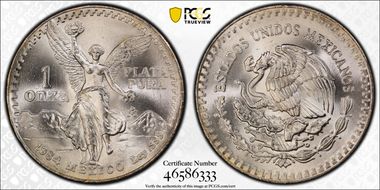 1984-Mo Onza Libertad Ag MS68