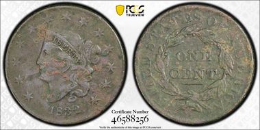 1832 1C Large Letters N1BN