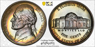 1942 5C Nickel PR66+