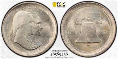 1926 50C Sesquicentennial MS64