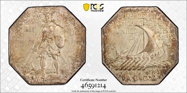 1925 AR Medal Norse American, Thin MS63