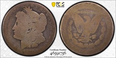 1878 7TF $1 Reverse of 1878 PO1