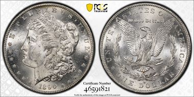 1890-S $1 MS61