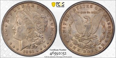 1891-S $1 MS61