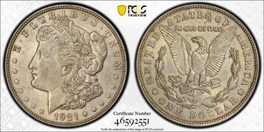 1921 $1 Morgan N1